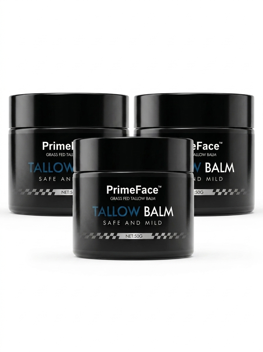 PrimeFace™ | Men’s Tallow Balm for Firmer, Fresher-Looking Skin
